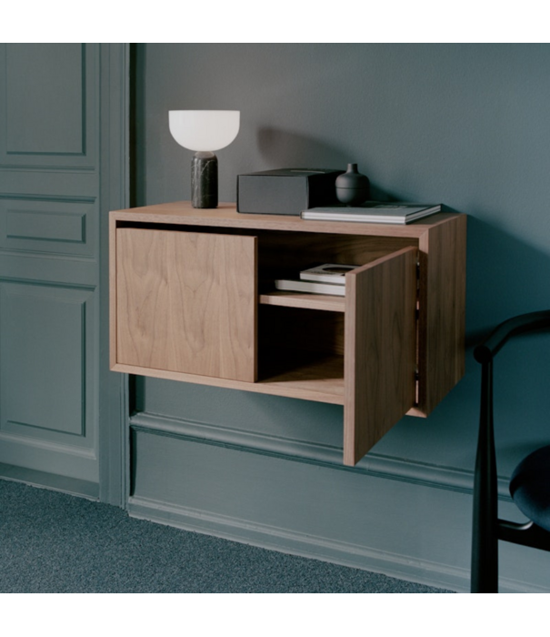 New Works  Wall Cabinet Low with 2 drawers oak Sale