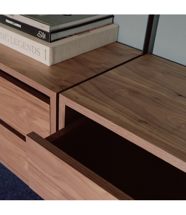 New Works  Wandkast Low met 2 lades eiken Sale