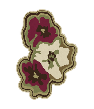 Collina Strada Petal Vloerkleed olive plum