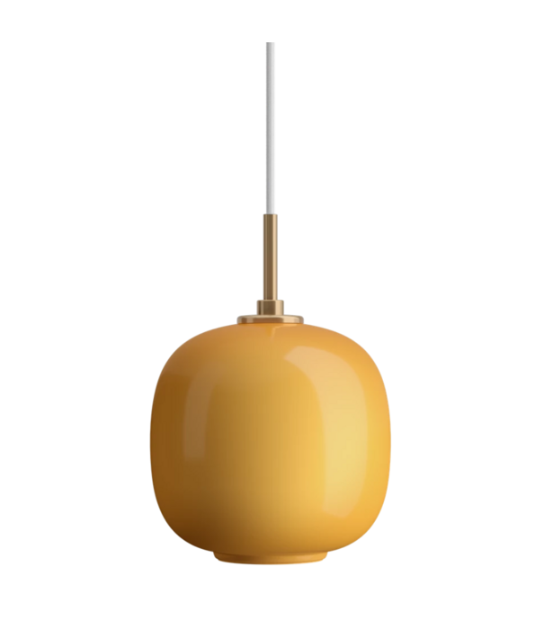 Louis Poulsen  VL45 Radiohus Pendant  pale yellow, brass