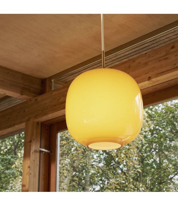 Louis Poulsen  VL45 Radiohus Hanglamp  pale yellow, messing