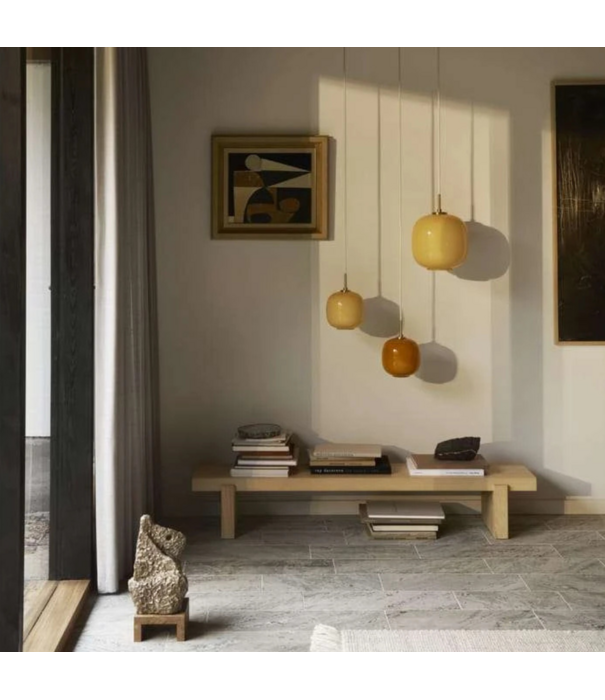 Louis Poulsen  VL45 Radiohus Hanglamp  pale yellow, messing