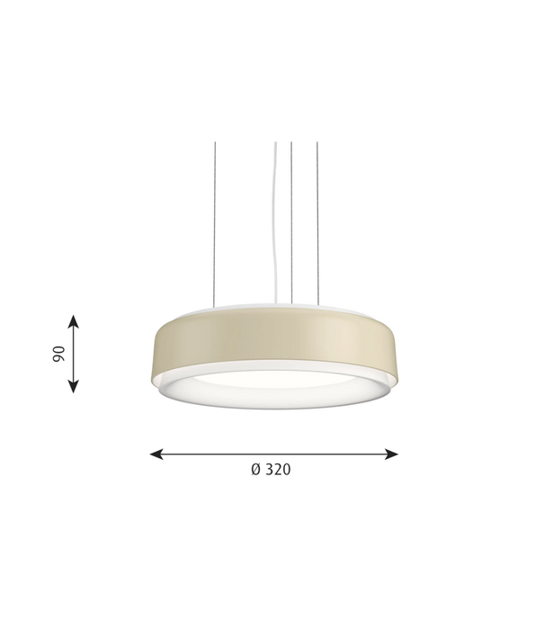 Louis Poulsen  LP Grand Suspended Hanglamp champagne