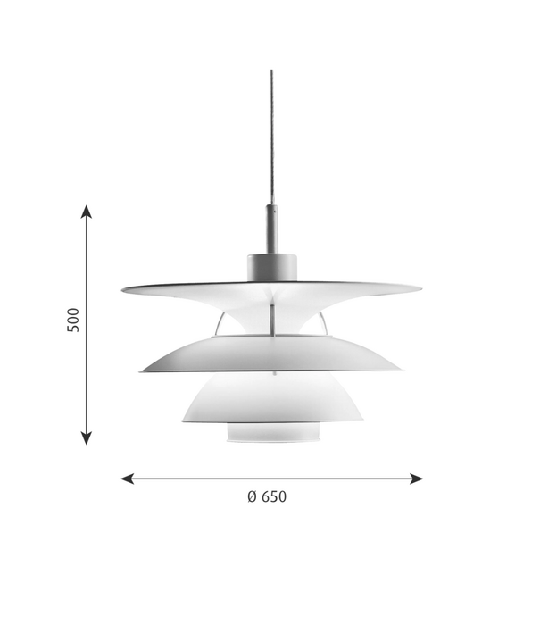 Louis Poulsen  PH 6,5-6 Pendant white