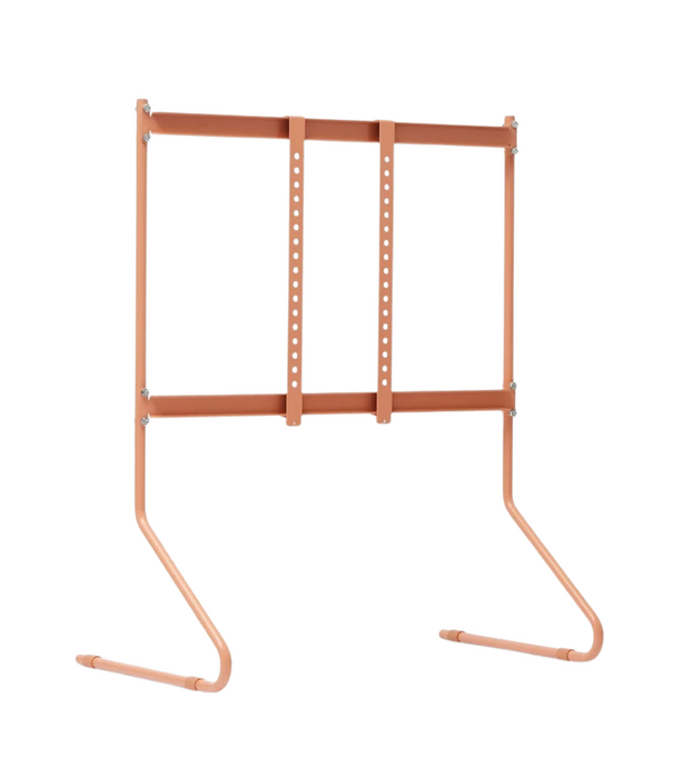 Pedestal Sway TV Stand dusty rose