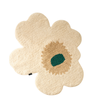 Marimekko Unikko Bath Mat hay 73 x 74