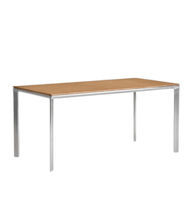 432 Work Desk light oak, camel leather