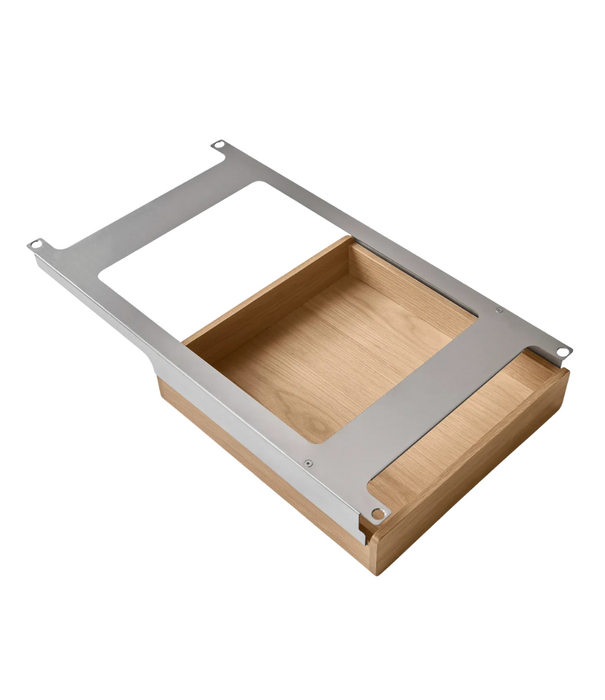 Vipp  432 Bureau licht eiken, camel leer