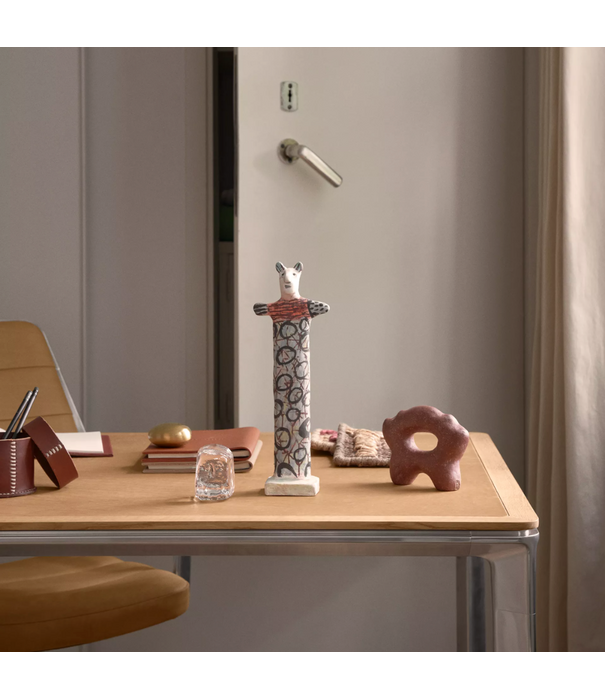 Vipp  432 Work Desk light oak, camel leather