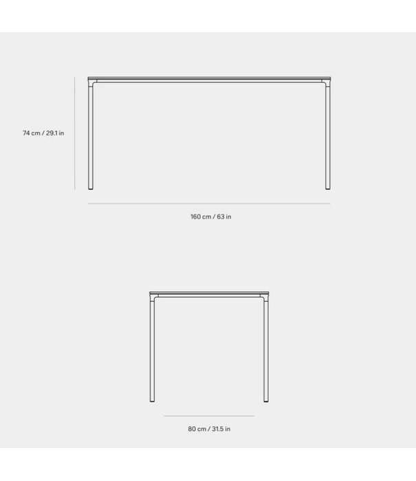 Vipp  432 Work Desk light oak, camel leather