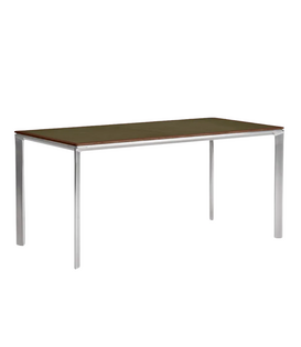 432 Work Desk walnut, bosco leather