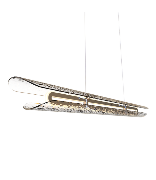 Tonone  Razor Pendant Horizontal / Hammered
