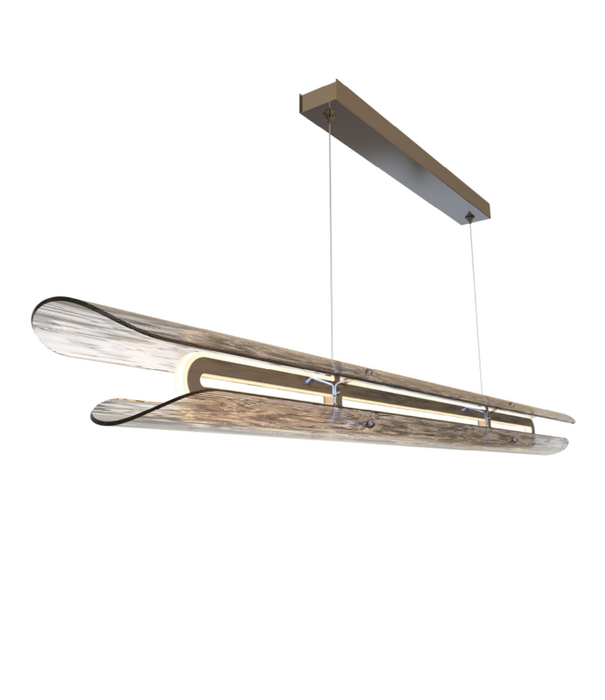 Tonone  Razor Hanglamp Horizontal Waves / glas