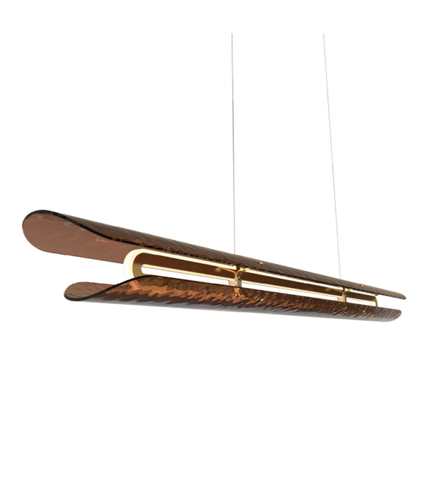 Tonone  Razor Hanglamp Horizontal Ripple / glas