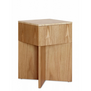 Tava Side Table oak, marble w. drawer