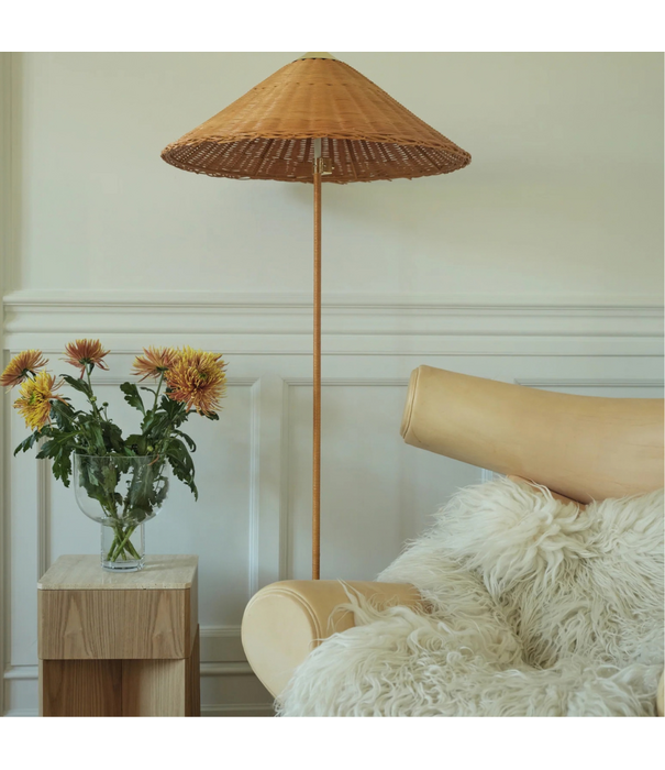 Gejst Tava Side Table oak, marble w. drawer