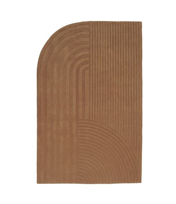 Muuto Muuto - Relevo rug burnt orange wool