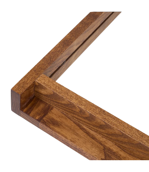 Frama  Symmetry Mirror, honey lacquered ash