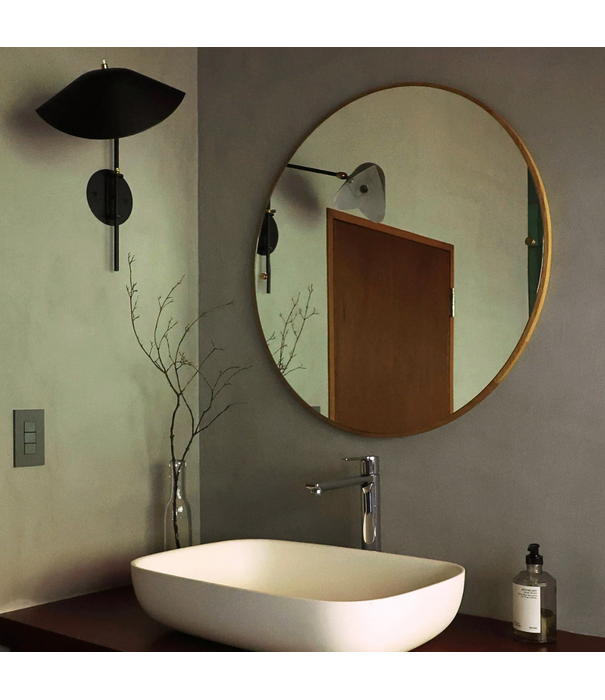 Frama  CM-1 Circle Spiegel naturel eiken