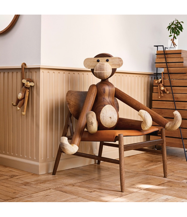 Kay Bojesen  Monkey Small,  teak / limba