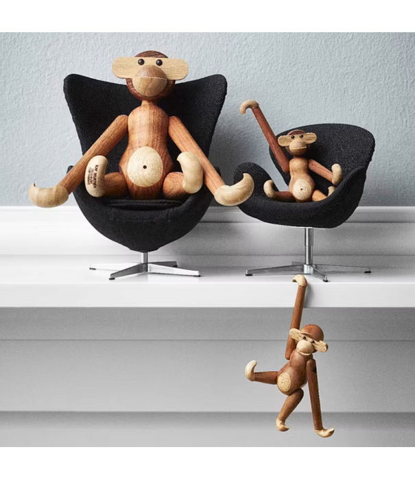 Kay Bojesen  Monkey Small,  teak / limba