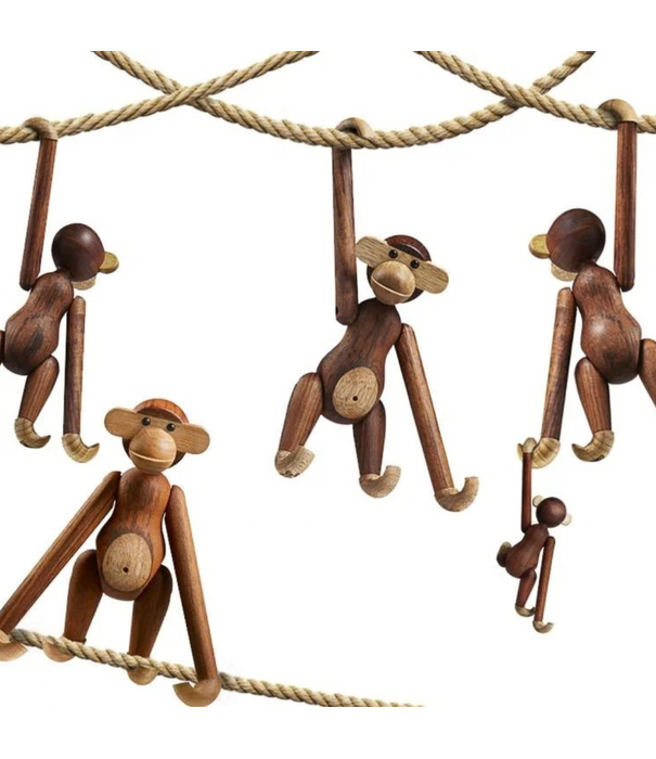 Kay Bojesen  Monkey Small,  teak / limba
