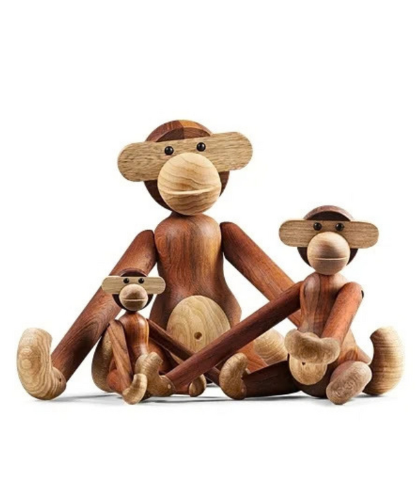 Kay Bojesen  Monkey Small,  teak / limba
