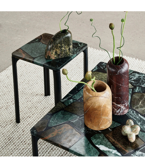 Tom Dixon  Smash Side Table mixed marble, black base