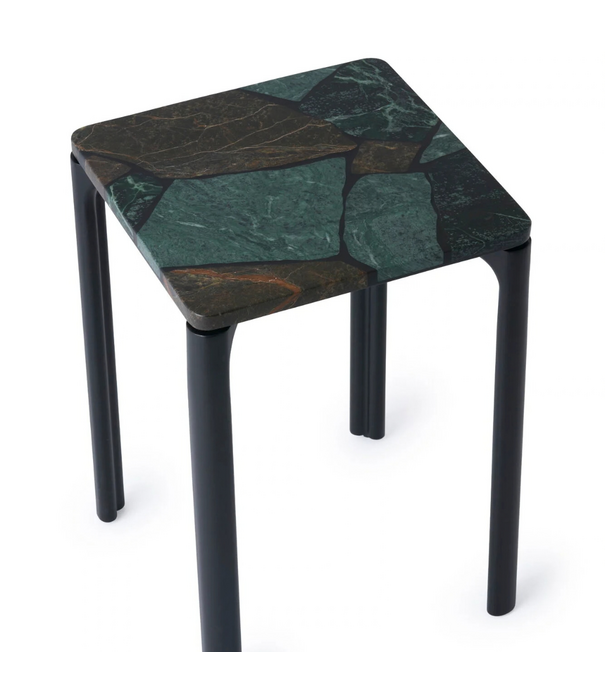 Tom Dixon  Smash Side Table mixed marble, black base