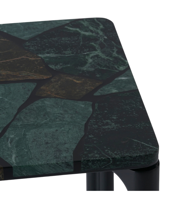 Tom Dixon  Smash Side Table mixed marble, black base
