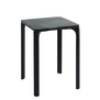 Smash Side Table mixed marble, black base