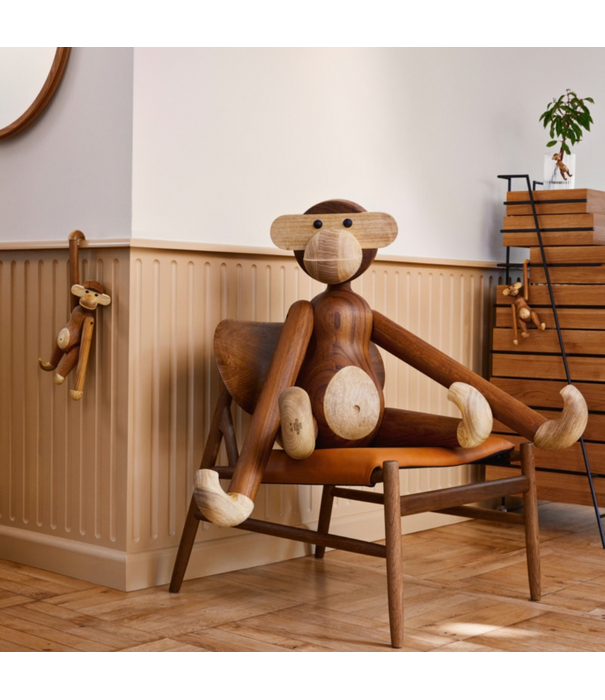 Kay Bojesen  Monkey Medium, teak / limba