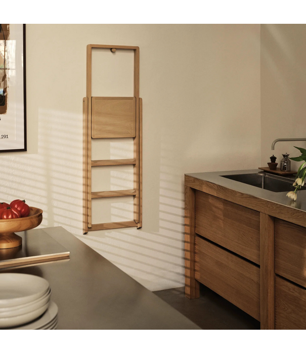 Design House Stockholm  Step Stepladder black beech