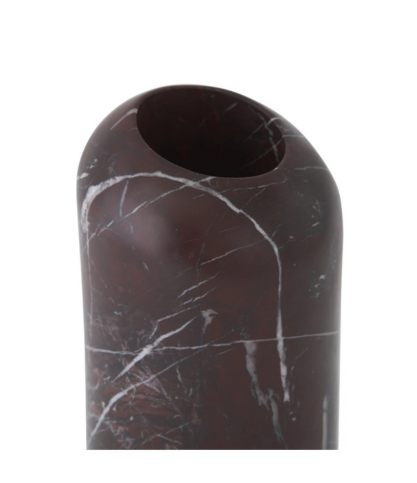 Tom Dixon  Boulder Vaas Tall Red Flamingo marmer