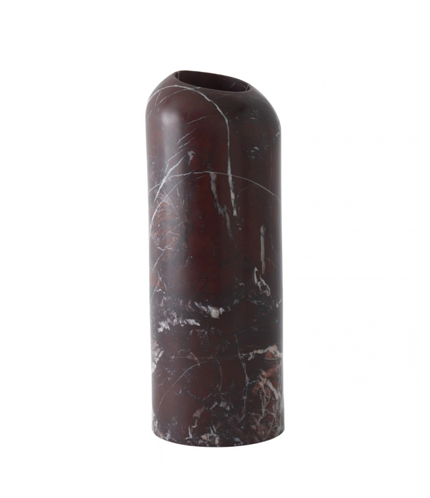 Tom Dixon  Boulder Vaas Tall Red Flamingo marmer