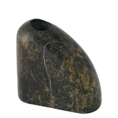 Boulder Vase Stem Green marble