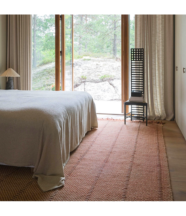 Layered  Layered x Massproductions Cord  Rug Blue Brown