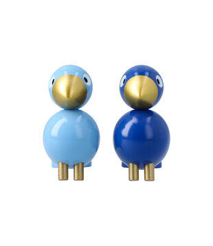 Winter Birds – Blue
