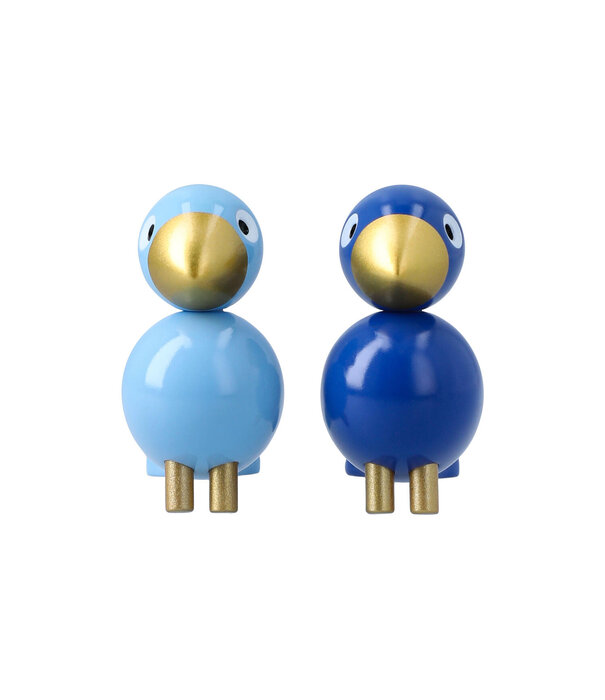 Kay Bojesen  Winter Birds – Blue / Light Blue Set