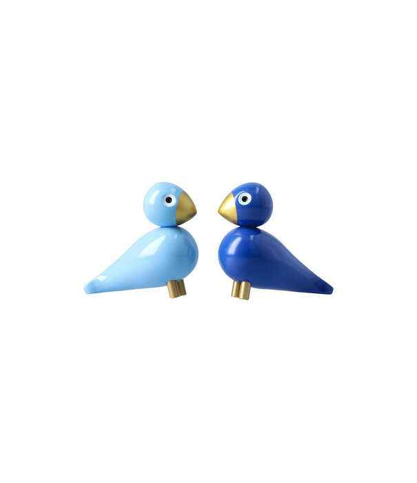 Kay Bojesen  Winter Birds – Blue / Light Blue Set