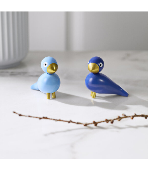 Kay Bojesen  Winter Birds – Blue / Light Blue Set