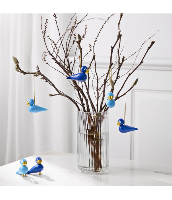 Kay Bojesen  Winter Birds Liliput blue, blue - light blue