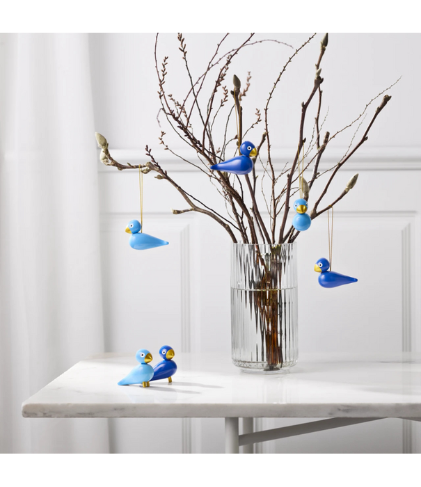 Kay Bojesen  Winter Birds Liliput blue, blue - light blue