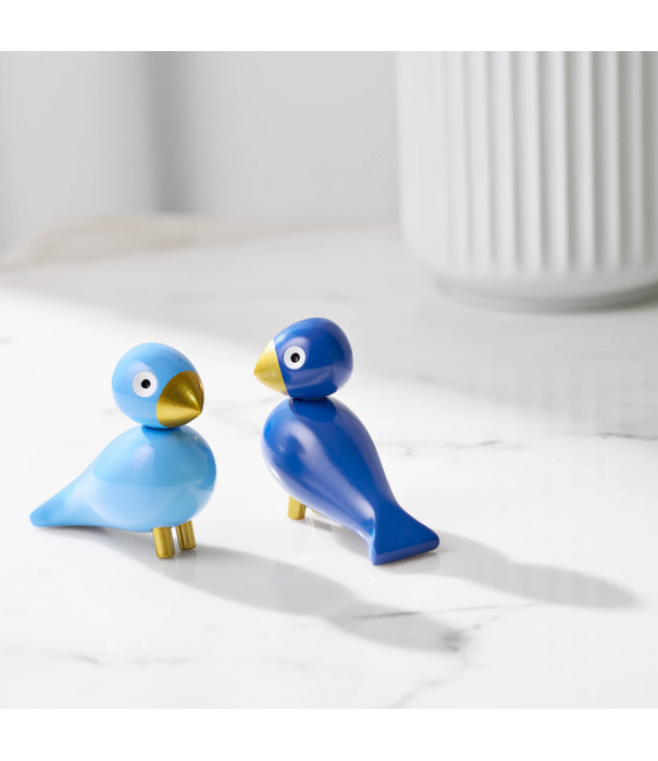 Kay Bojesen  Winter Birds Liliput blue, blue - light blue
