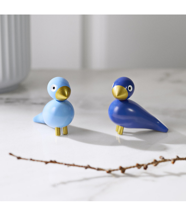 Kay Bojesen  Winter Birds Liliput blue, blue - light blue