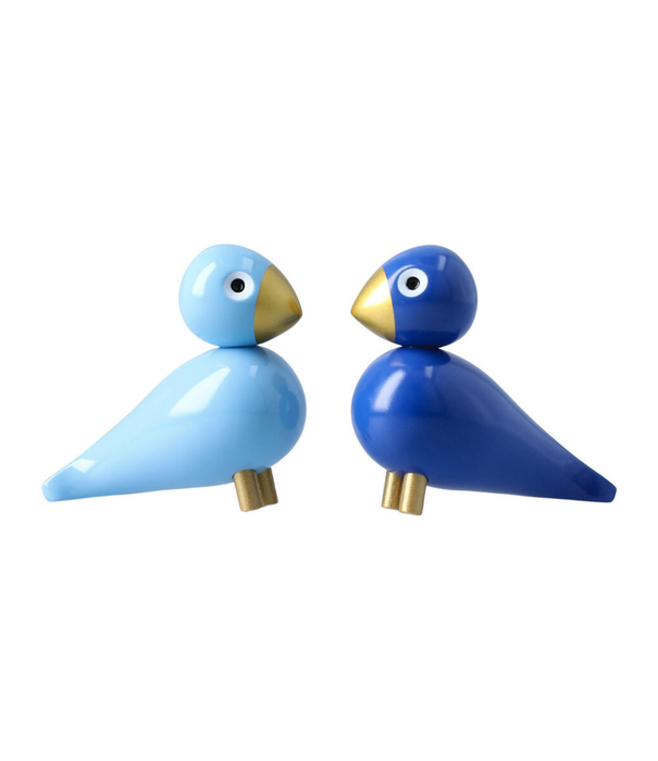 Kay Bojesen  Winter Birds Liliput blue, blue - light blue