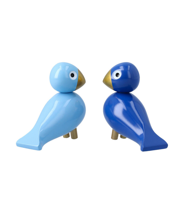 Kay Bojesen  Winter Birds Liliput blue, blue - light blue