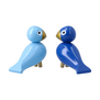 Winter Birds Liliput blue, blue - light blue