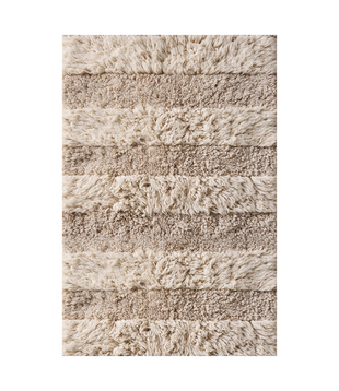 Shaggy Stripe Vloerkleed oatmeal