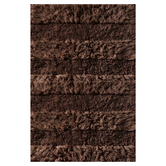 Shaggy Stripe Vloerkleed chocolate